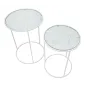 Stoliki WHITE HARTS Para 43 Ø x 60 - 38 x 55 cm